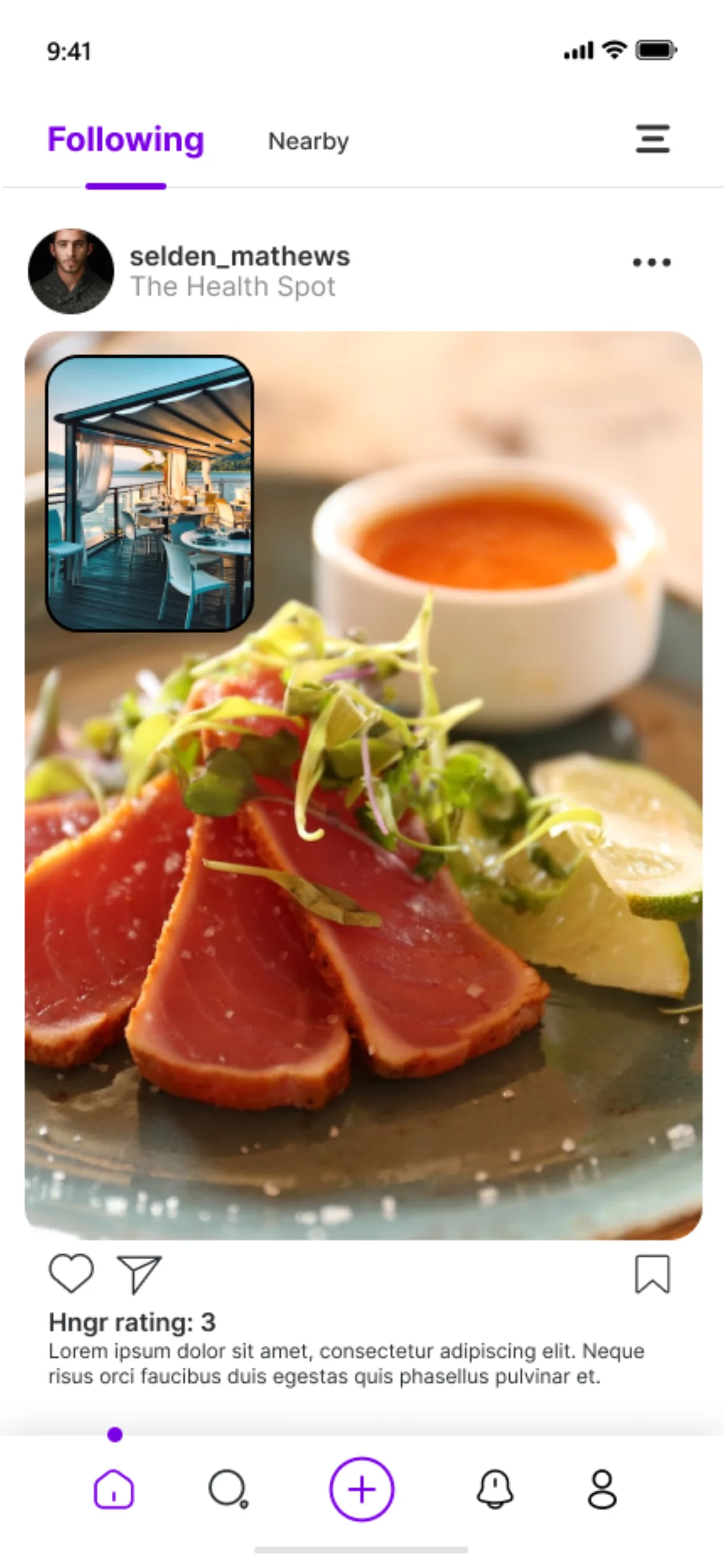 HNGR restaurant discovery