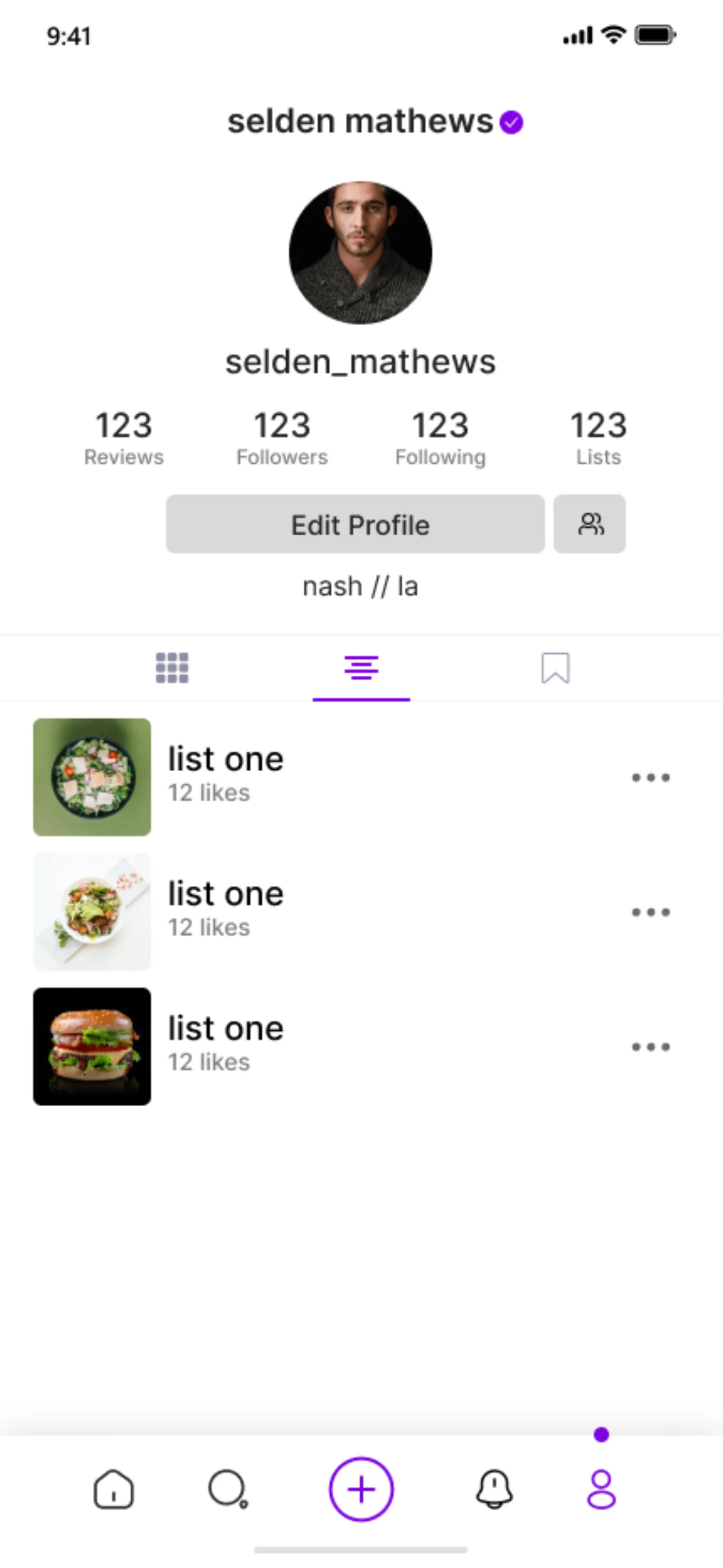 HNGR user profile