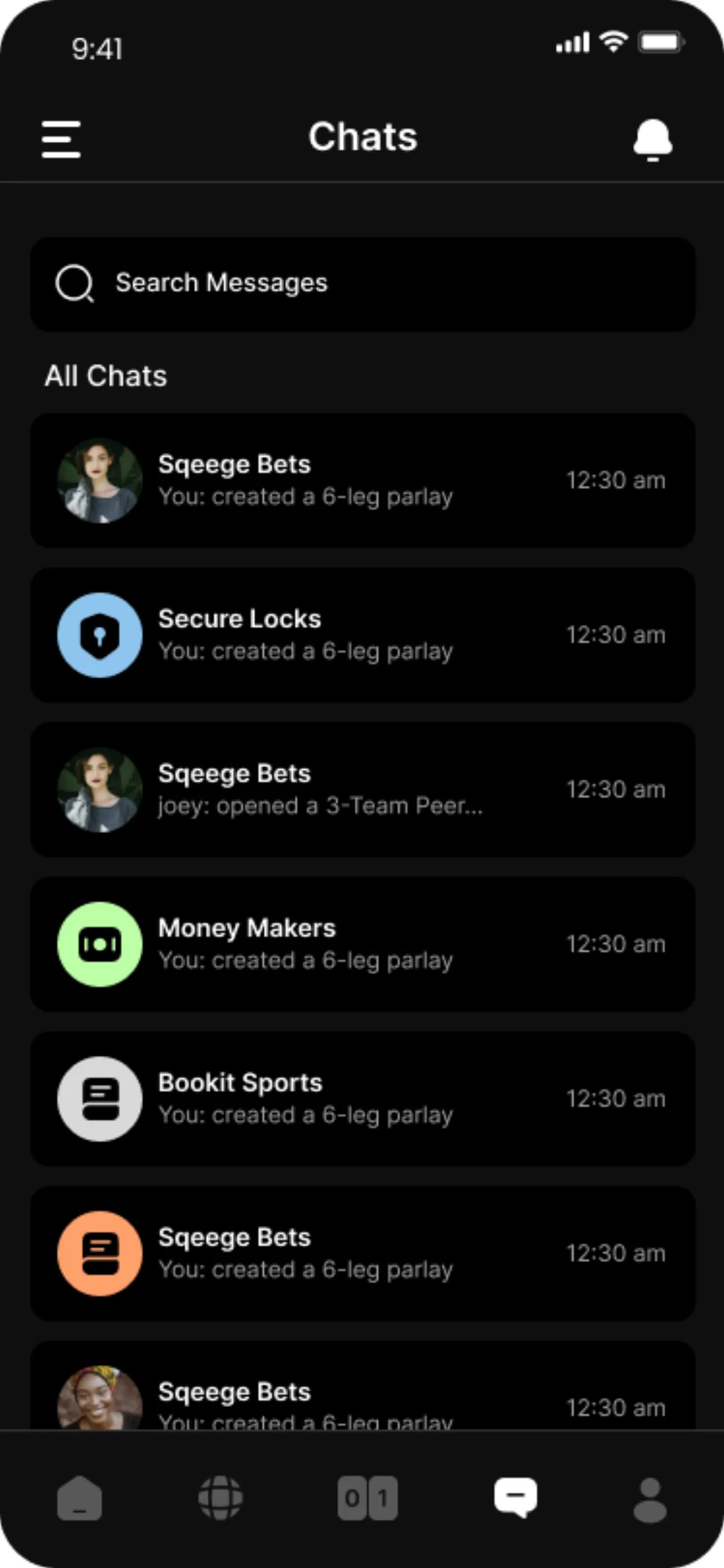 PeerPicks bet slip view