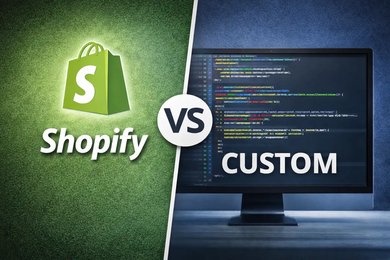 Cover image for Shopify vs Custom E-commerce: Making the Right Choice for Your Online Store
